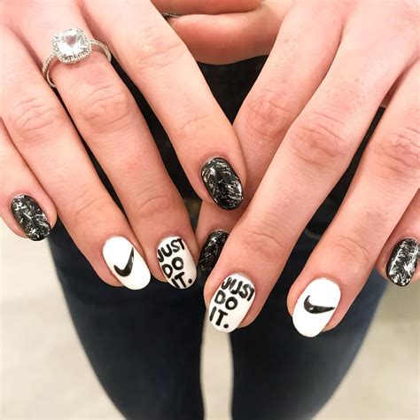 30 Nike Nail Designs That’ll Keep Your Manicure 